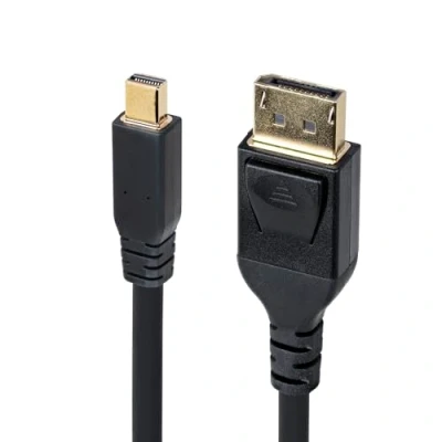 Image de StarTech.com Mini DP to Displayport 1.4 Cable 8K 60Hz HBR3 4K Câble (M) pour verrouillé 1.4/Thunderbolt 2 3.1 m support 8K60Hz (7680 x 4320), 4K120Hz (3840 2160) noir