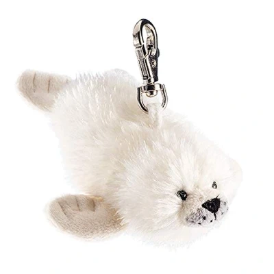 Afbeelding van Schaffer Knuddel mich! 220 pluche sleutelhanger Roberta zeehond 8 12 cm, Wit, modern, Modern