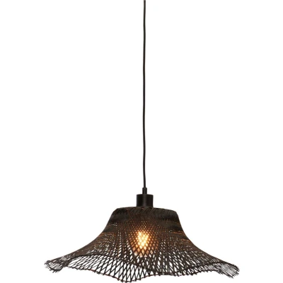 Afbeelding van GOOD&amp;MOJO Hanglamp Ibiza Bamboe 65x65x20cm Zwart