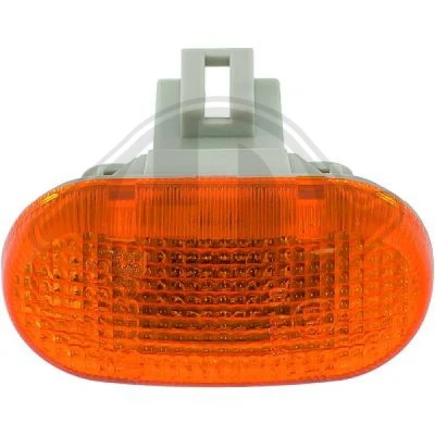 Afbeelding van DIEDERICHS 1865076 Knipperlichten Oranje aan beide zijden, inbouw zijkant Met lamphouder