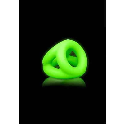 Afbeelding van Cockring En Balriem Glow In The Dark Neon Groen