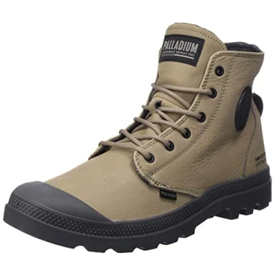 Afbeelding van PALLADIUM Pampa Hi Supply Leather Heren Laarzen Leer Boots Bruin 77963 297 M Maat EU 41 UK 7