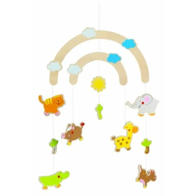 Afbeelding van Goki Houten mobiel Jungle