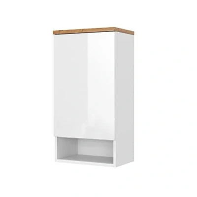 Afbeelding van Vicco Badkamerkast Eden, Wit/Wit, 40 x 77.5 cm met 4 vakken