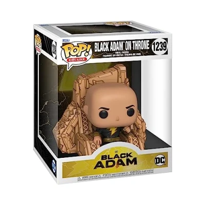 Afbeelding van Funko Black Adam on Throne Pop! Deluxe Figuur