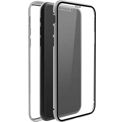 Afbeelding van Hama 360 Glass mobiele telefoon behuizingen Hoes Zilver, Transparant