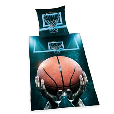 Afbeelding van Dekbedovertrek Basketbal 140x200cm