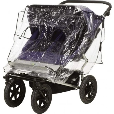 Image de Playshoes housse de pluie universelle twin car wide transparent
