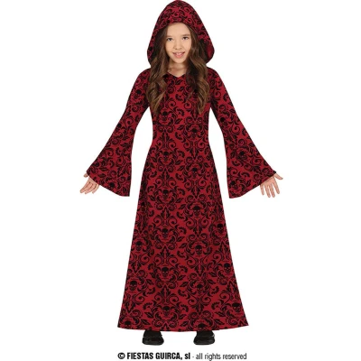 Afbeelding van Fiestas Guirca Red hooded witch meisjes (7 9 jaar) Halloween kostuum voor kinderen