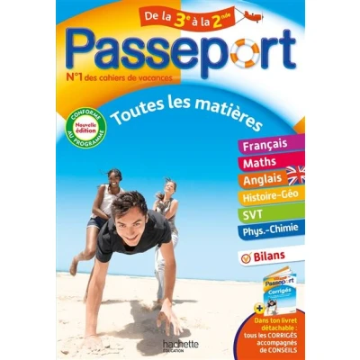 Image de Passeport Toutes les matières de la 3e à 2de Cahier vacances 2025