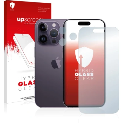 Afbeelding van upscreen Screenprotector voor Apple iPhone 14 Pro (Voor+Camera) Folie Beschermfolie Beschermglas transparant
