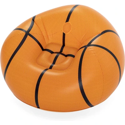 Afbeelding van Opblaasbare stoel Bestway Basketbal 114 x 112 66 cm Oranje