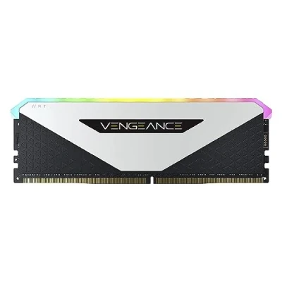 Image de CORSAIR Vengeance RGB RT DDR4 kit 16 Go: 2 x 8 Go DIMM 288 broches 3600 MHz / PC4 28800 CL18 1.35 V mémoire sans tampon non ECC blanc