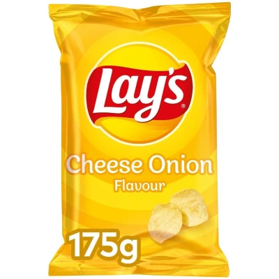 Afbeelding van Lays Cheese Onion Chips 175 Gram