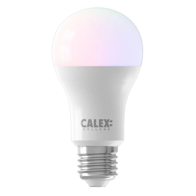 Image de ampoule Smart LED standard RGB blanche 8,5W Blanc Plastique Calex