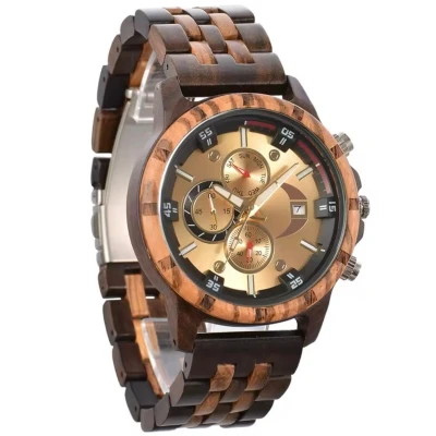 Afbeelding van Mpariz Luxe Houten Herenhorloge
