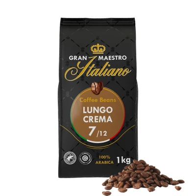 Afbeelding van 25% korting met code Gran Maestro Italiano koffiebonen Lungo Crema 1 stuk kg