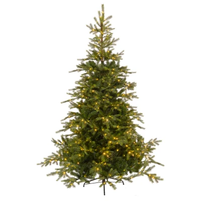 Afbeelding van Everlands Kerstboom Grandis Fir Prelit Ø132xH180 cm Groen 400 Led