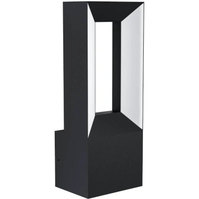 Afbeelding van EGLO Riforano Wandlamp buiten LED 11 cm Zwart