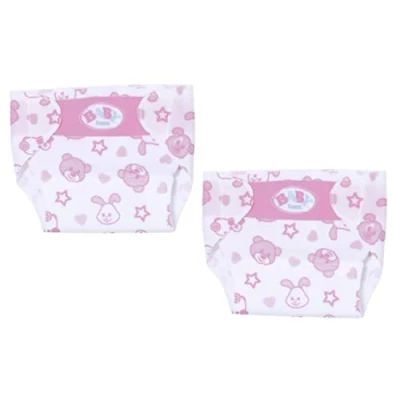 Afbeelding van Baby born Little Luiers 2 stuks 36 cm Poppenverzorgingsproduct