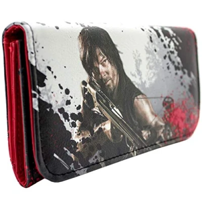 Afbeelding van AMC Walking Dead Daryl Dixon Meerkleurig Portemonnee, Zwart, Meerkleurig, Eenheidsmaat