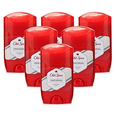 Afbeelding van Old Spice Deodorantstick voor heren, 6 stuks, 50 ml