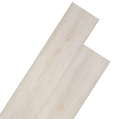 Afbeelding van Vloerplanken niet zelfklevend 5,26 m² 2 mm PVC wit eikenkleurig