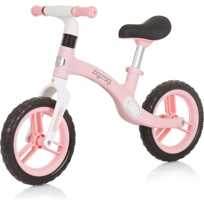 Afbeelding van Chipolino Loopfiets Zig Zag Balansfiets met 2 wielen 12 inch Vanaf jaar Meisjes Roze