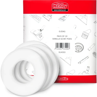 Afbeelding van Numatic geurcapsules vanille 10 stuks geschikt voor Henry en Hetty Quick steelstofzuigers Vanilla Scent Pods