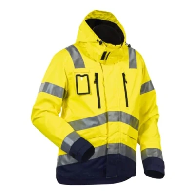 Afbeelding van Blakläder 483719773389XL regenjas klasse 3, maat XL, geel/marineblauw