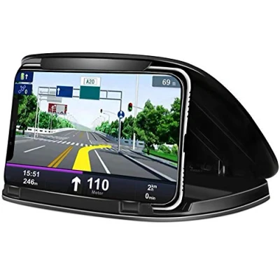 Afbeelding van MATEIN Autohouder compatibel met alle apparaten van 3 tot 6,8 inch anti squelch houder, universele autohouder, iPhone XS Max X 8.7 Samsung S10 S9, zwart