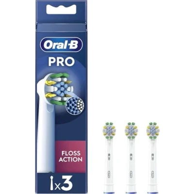 Afbeelding van Oral B Pro Floss Action 3 stuk(s) Wit