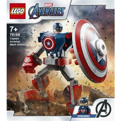 Image de LEGO® Marvel Avengers 76168 L&#039;armure robot de Captain America