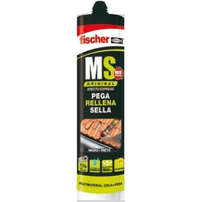 Afbeelding van Verzegelaar/kleefstof Fischer Ms Zwart 290 ml
