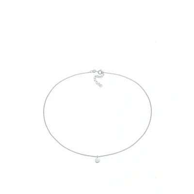 Afbeelding van Elli Basic COIN Ketting, Dames, Maat: 36, Silber