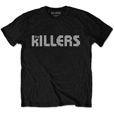 Afbeelding van The Killers Dots Logo Heren T shirt 2XL Zwart