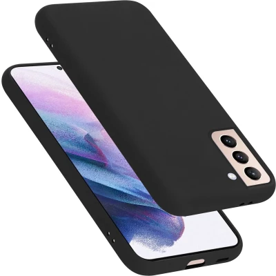 Afbeelding van Cadorabo Hoesje geschikt voor Samsung Galaxy S22 PLUS in LIQUID ZWART Beschermhoes gemaakt van flexibel TPU silicone Case Cover