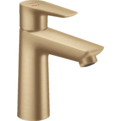 Afbeelding van hansgrohe Talis E ééngreeps wastafelmengkraan 110 CoolStart zonder afvoer Brushed Bronze