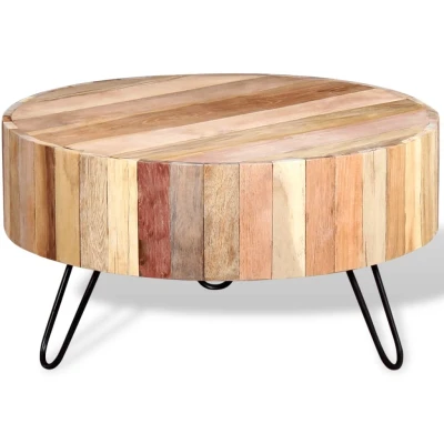 Afbeelding van Salontafel massief gerecycled hout