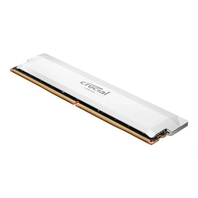 Image de Crucial Pro Overclocking Edition DDR5 module 16 Go DIMM 288 broches 6400 MHz / PC5 51200 CL38 1.35 V mémoire sans tampon non ECC blanc