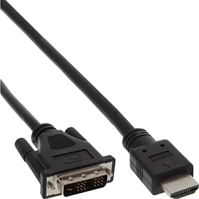 Afbeelding van InLine HDMI (type A) DVI (1 m, HDMI, DVI), Videokabel