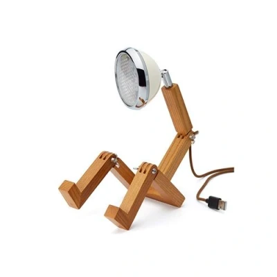 Image de Piffany Copenhagen Mr. Wattson Mini Lampe de Table USB Ash/Vintage White
