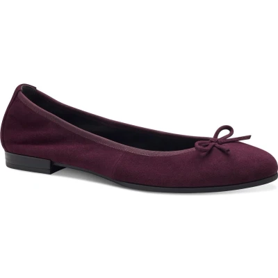 Afbeelding van Tamaris Ballerina&#039;s, Dames, Maat: 37, Merlot Leer