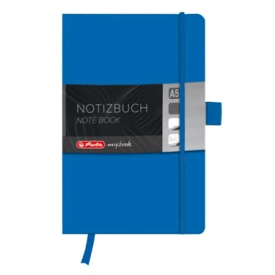 Afbeelding van Herlitz my.book Classic 11368990 notitieboek, A5, gelinieerd, 96 pagina&#039;s, blauw