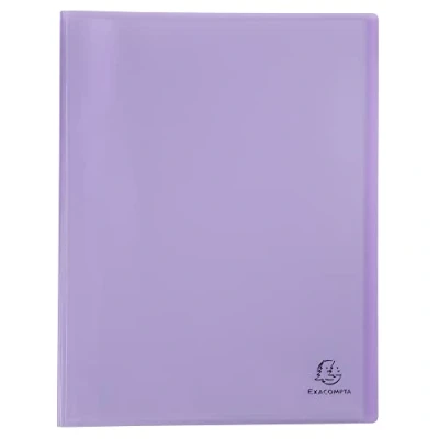 Afbeelding van Exacompta Ref. 88670E 1 Chromaline Pastel documentenmap 60 gladde kristallen hoezen 120 pagina&#039;s voor A4 afmetingen 24 x 32 cm doorschijnend gerecycled polypropyleen omslag 5