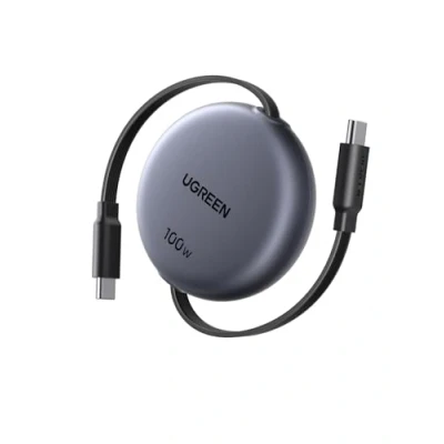 Afbeelding van UGREEN 1M Câble USB C vers PD 100W 20V 5A Rétractable Type Charge Rapide et Sync Compatible avec iPhone 16e Plus Pro Max 15 14 13 Galaxy S25 Ultra S24 iPad Air mini MacBook Pixel 9