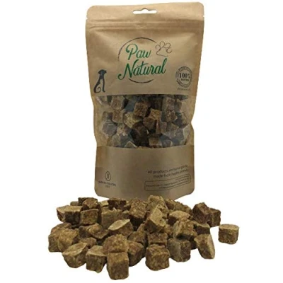 Afbeelding van Paw Natural Kip Kubus Hondensnack 300 gram Graan en glutenvrij Geschikt voor alle rassen