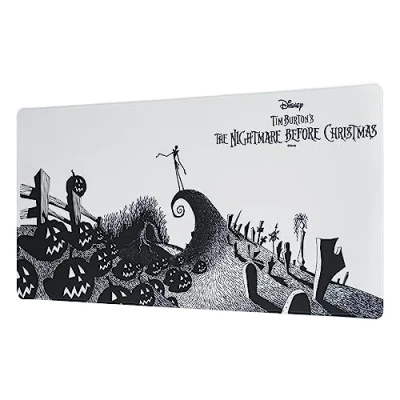 Afbeelding van Grupo Erik Disney XXL Muismat, The Nightmare of Mr Jack Bureaumat 80 x 35 cm Bureauonderlegger, Gamer Gaming Desktop Mat, Deco Bureau
