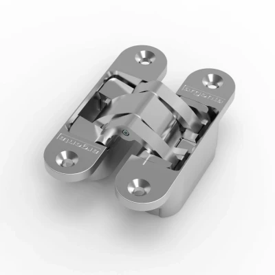 Afbeelding van Argenta 3D verstelbaar, onzichtbaar scharnier Invisible medium, mat chroom