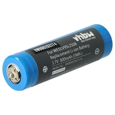 Afbeelding van vhbw Accu compatibel met Panasonic ER GP80, LV9, LV9C, SB60, ES 8043 elektrische grasmaaier (800 mAh, 3,7 V, Li ion)